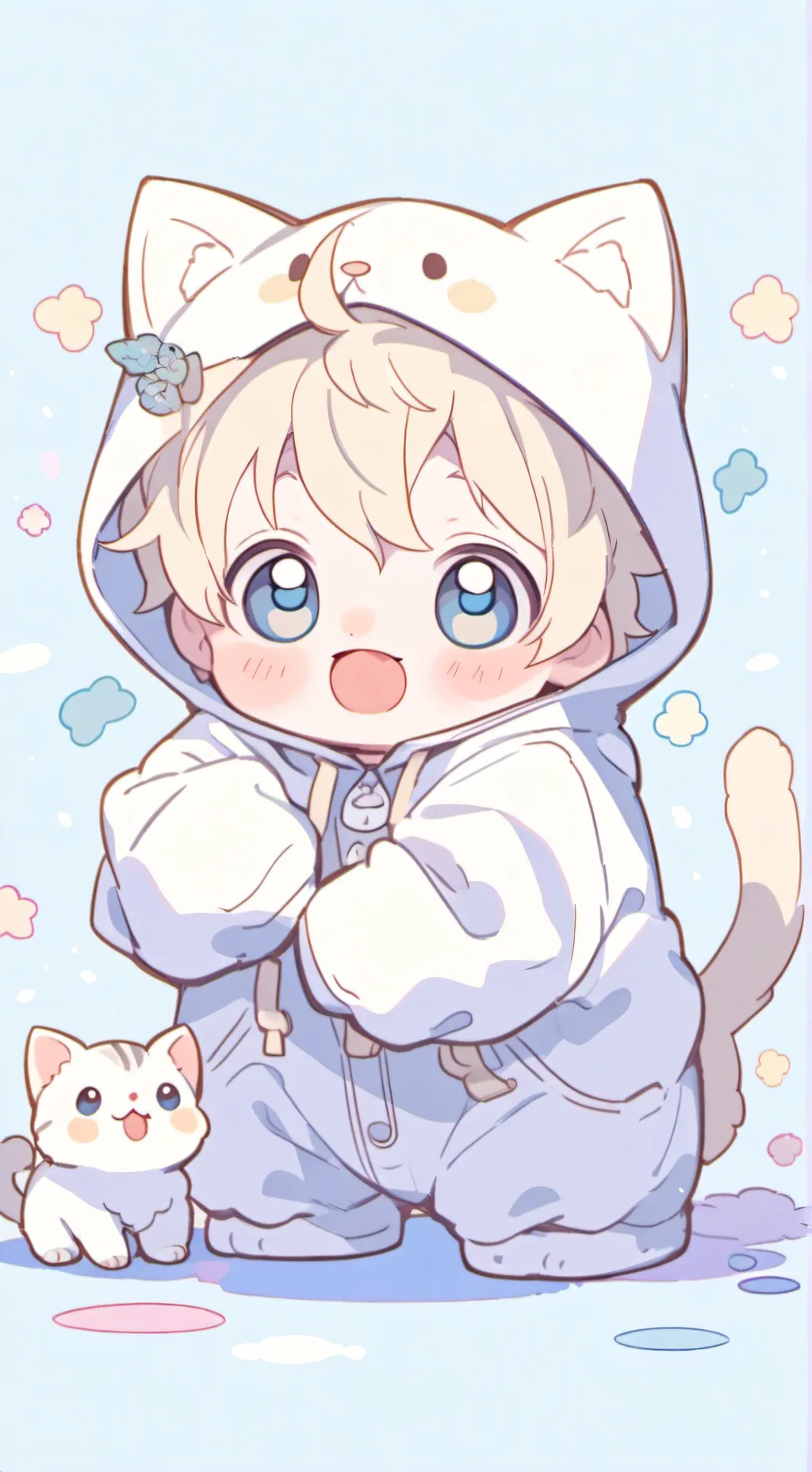 ai character: °🫐~Baby Cat~🫐° background