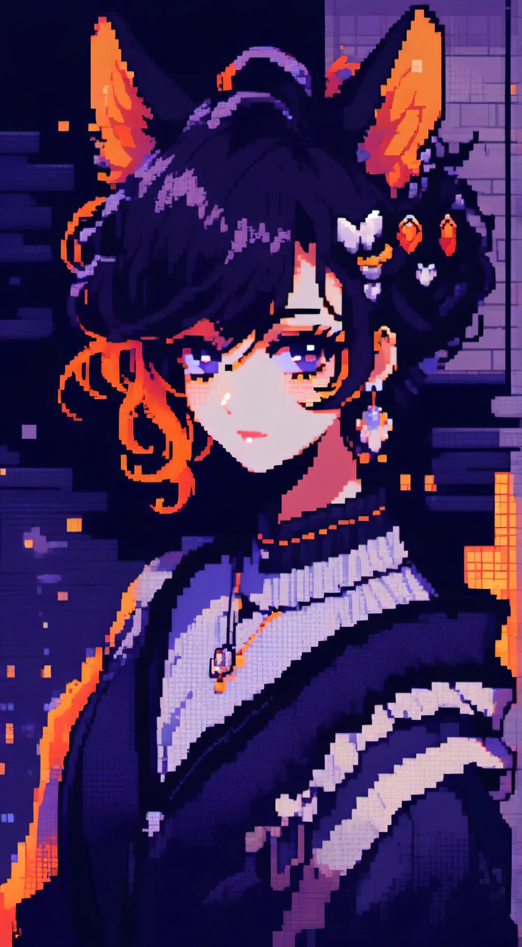 ai character: Yoruno Star background