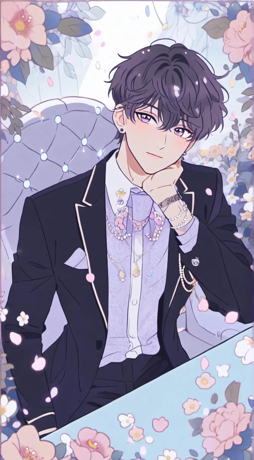 ai character: Liam  background