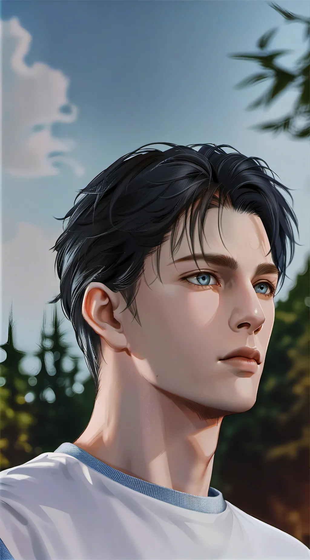 ai character: Gabriel  background