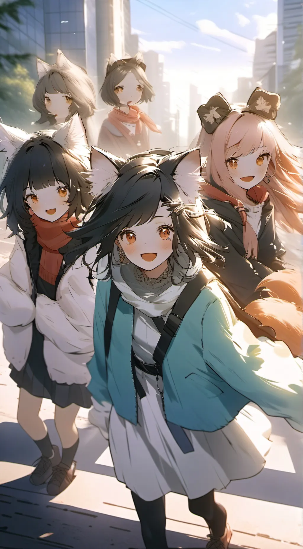 ai character: Neko infection  background