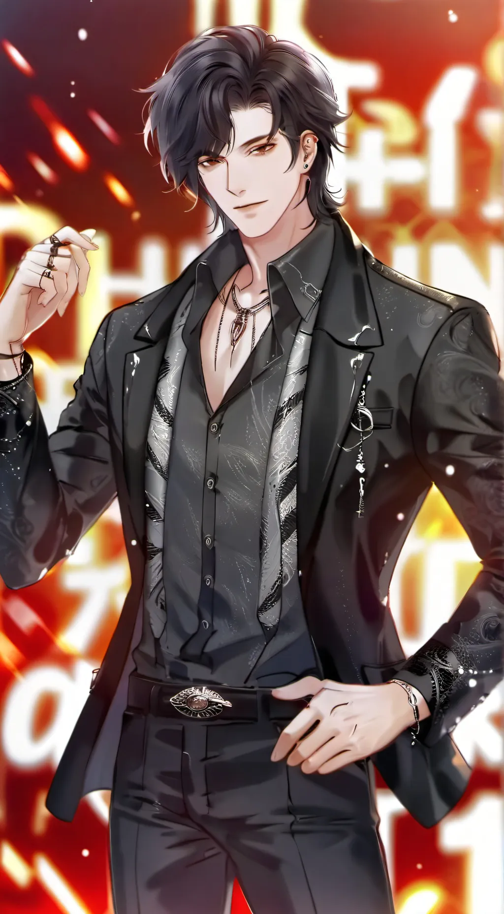 ai character: abyss Adams 🖤 background