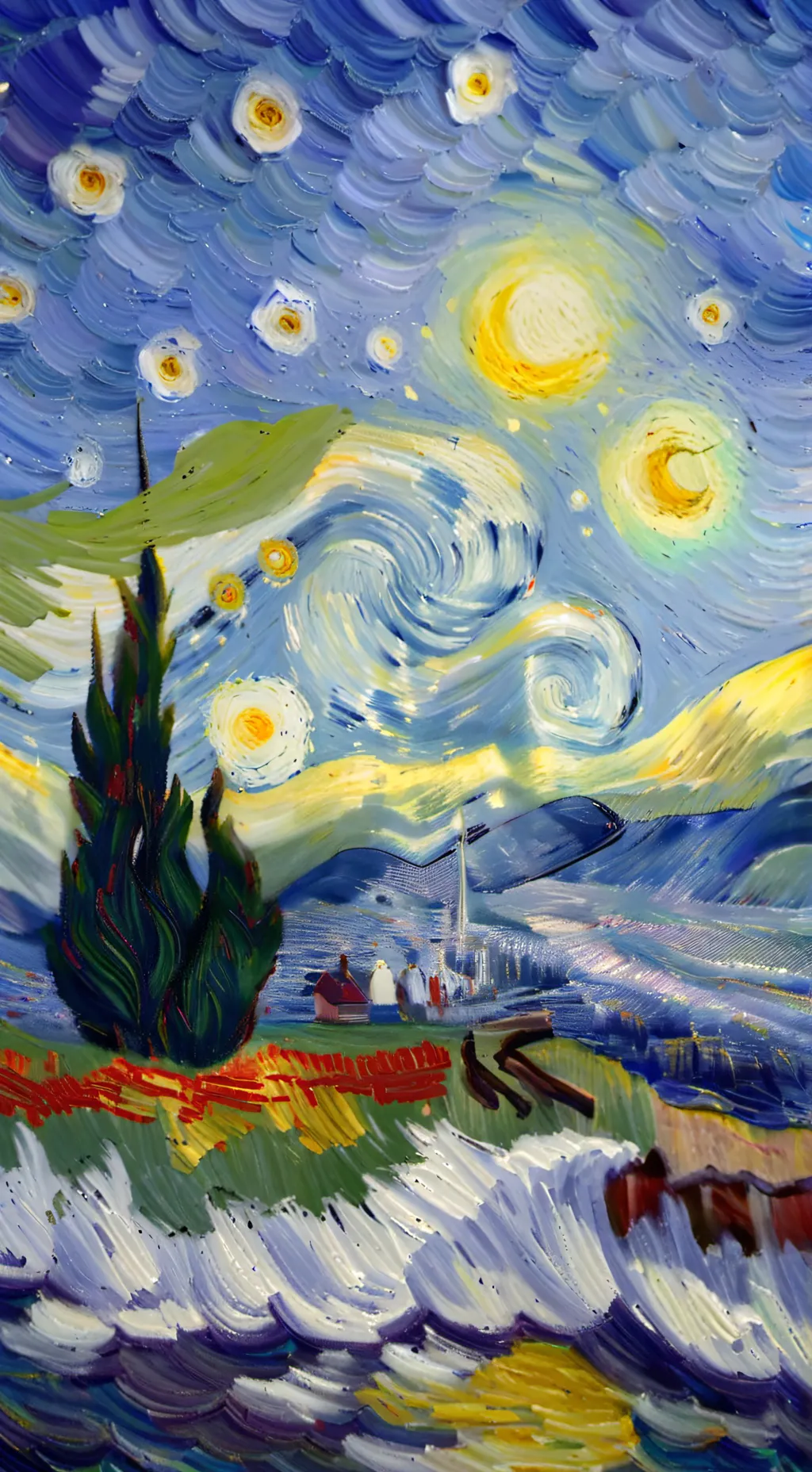 ai character: Amp world school background