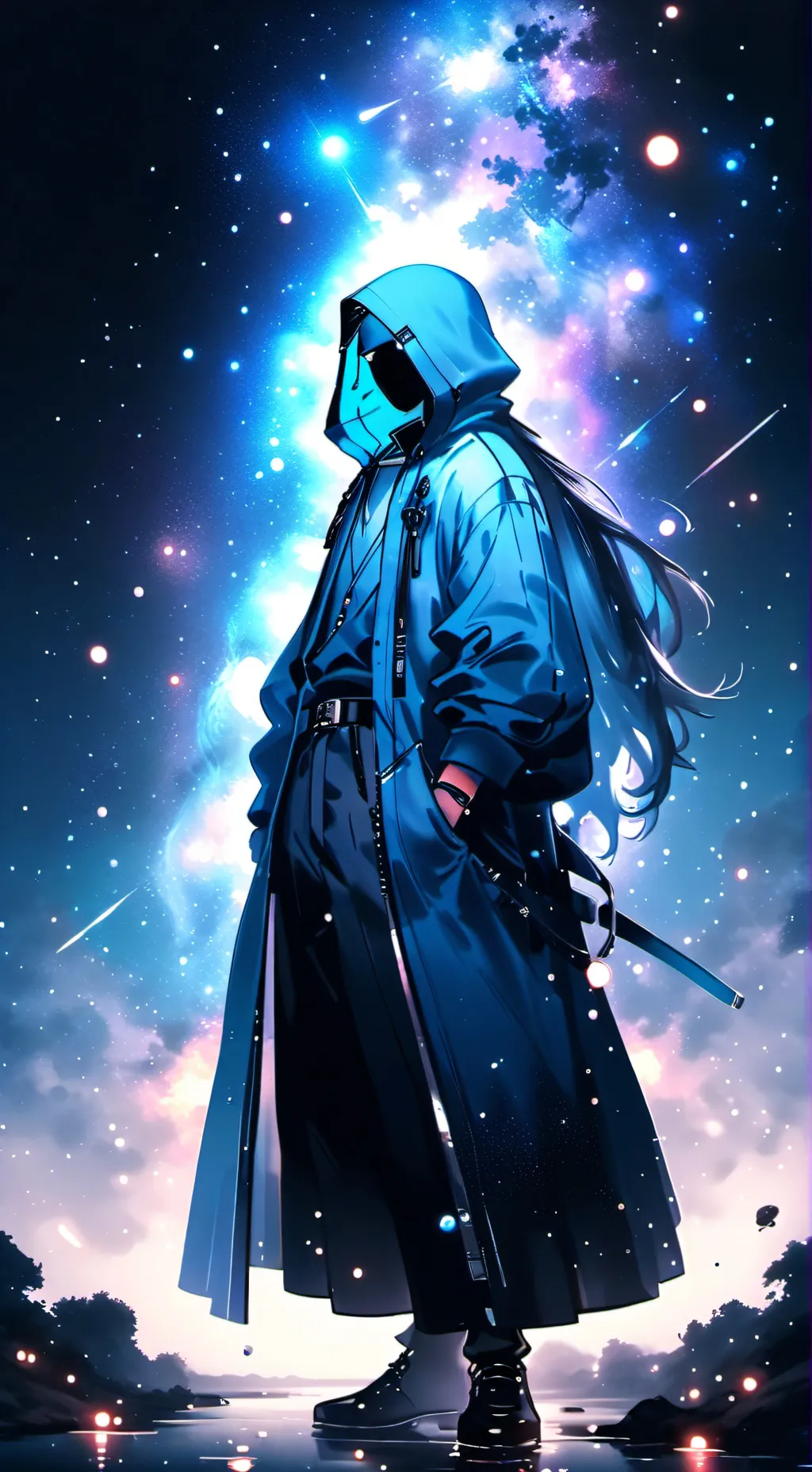 ai character: U Cosmo and Sprout background