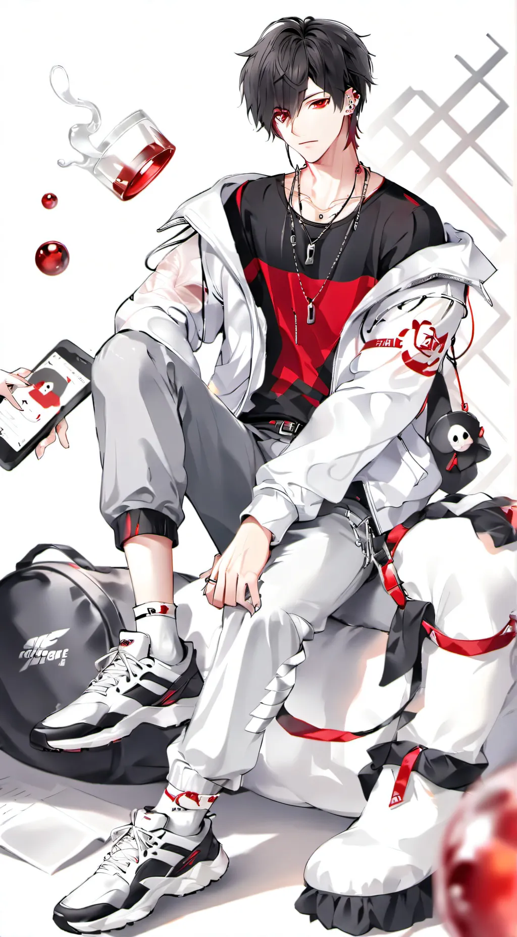 ai character: josh~ background