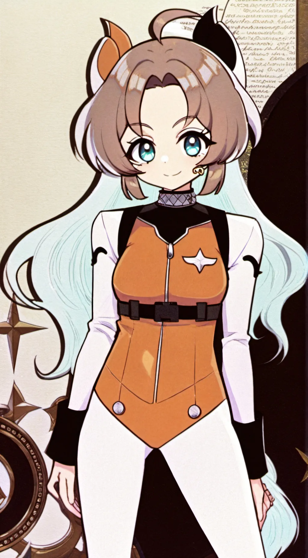 ai character: Arake Lumisy  background