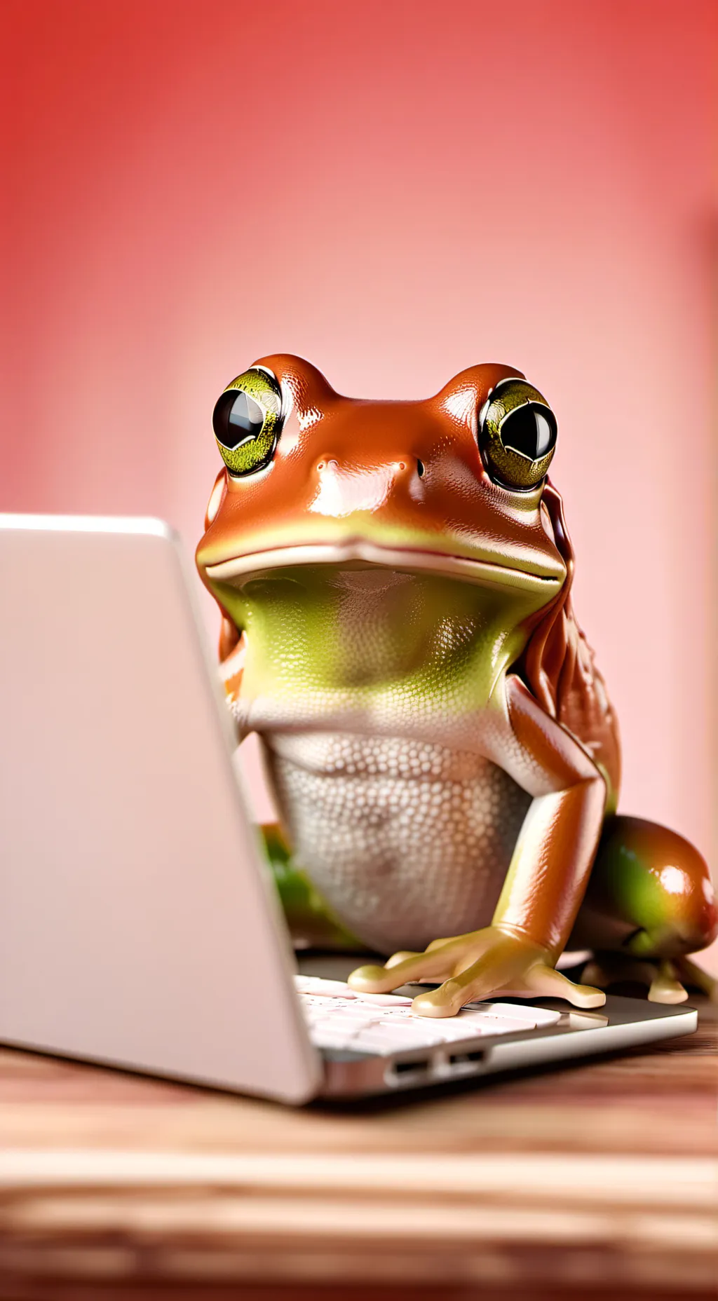 ai character: Frogster background