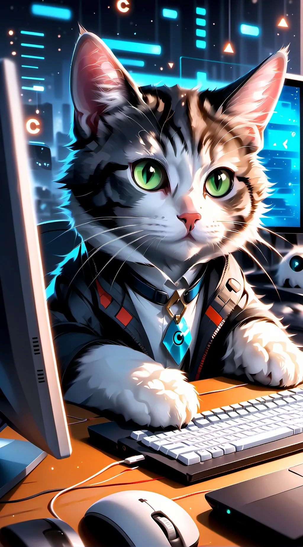 ai character: Angela background