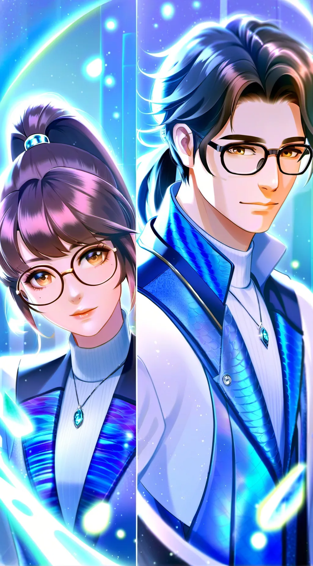 ai character: niluh x abdul background