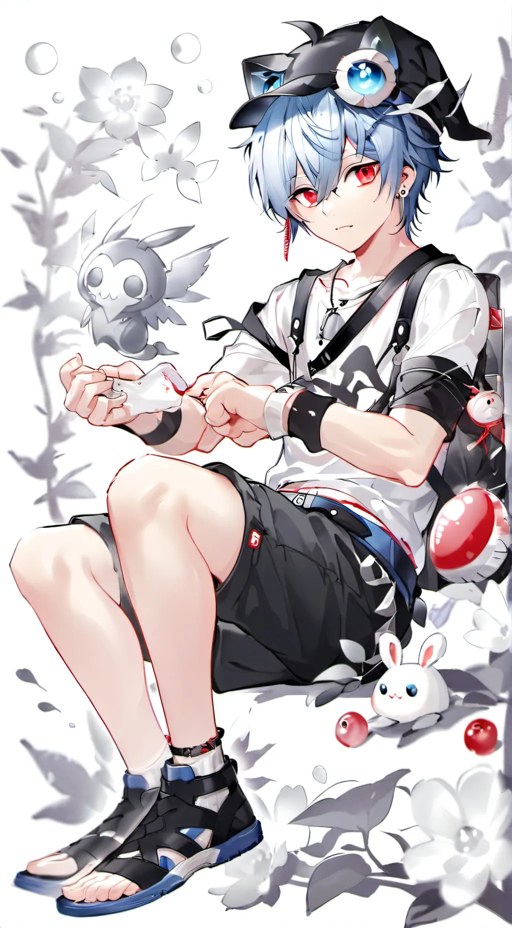 ai character: BABY 9 background