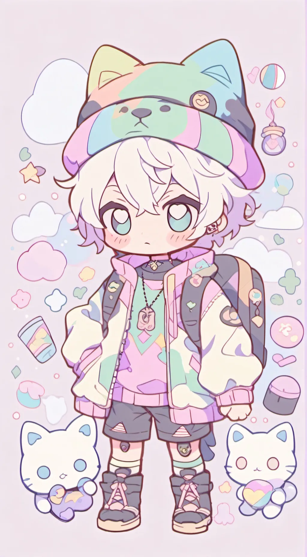 ai character: Kevin  background