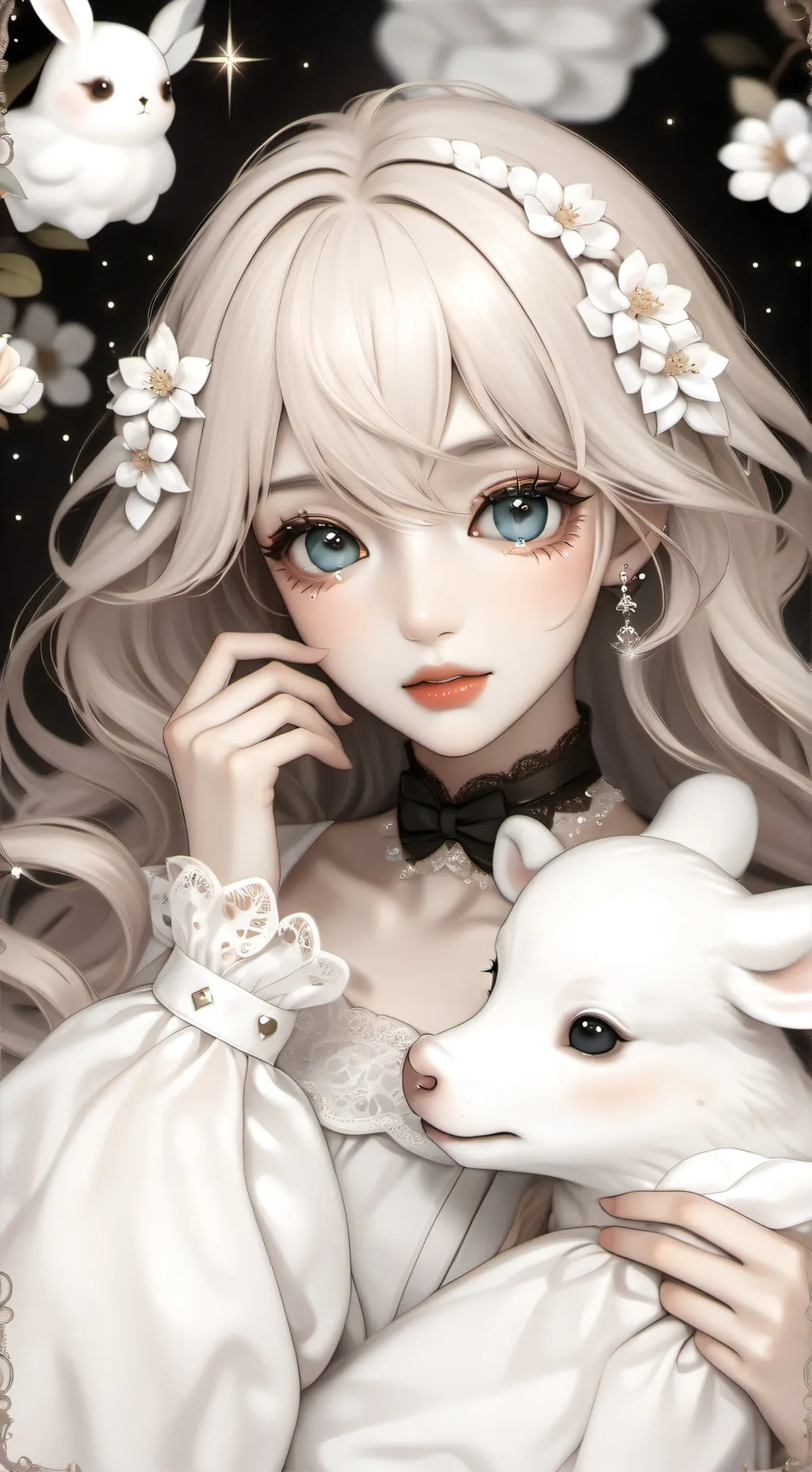 ai character: Luna background