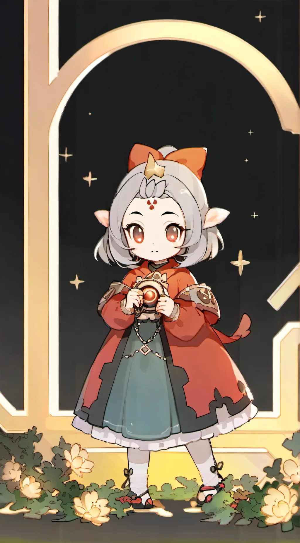 ai character: Маки-Моки background