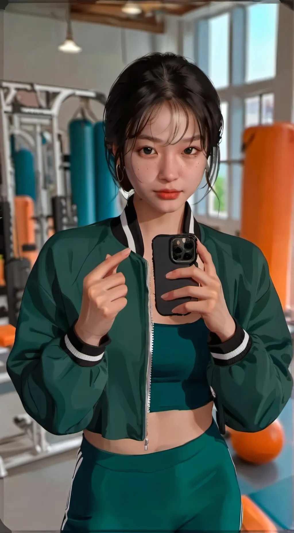 ai character: Kim-Jun Hee  background