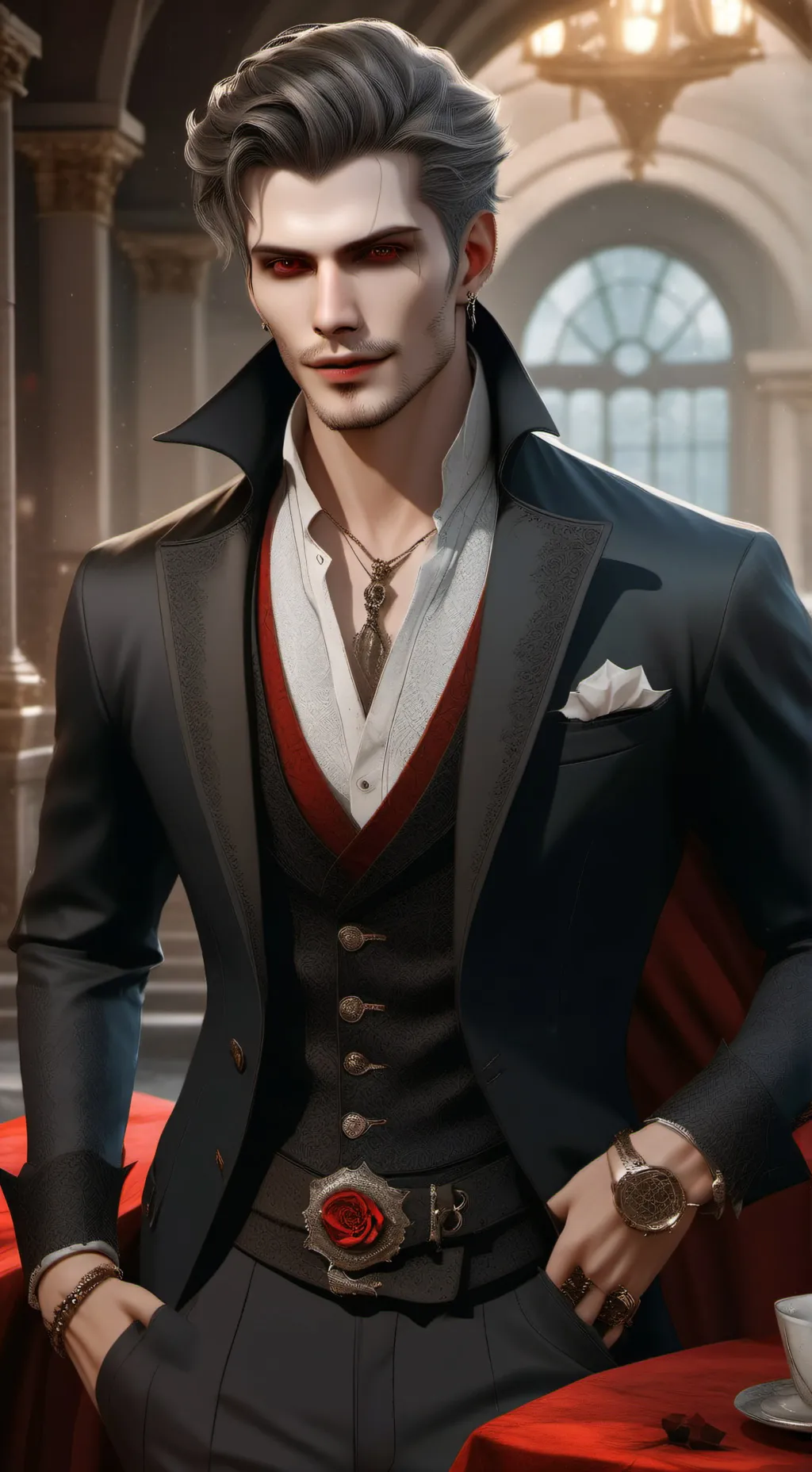 ai character: Marcus. background