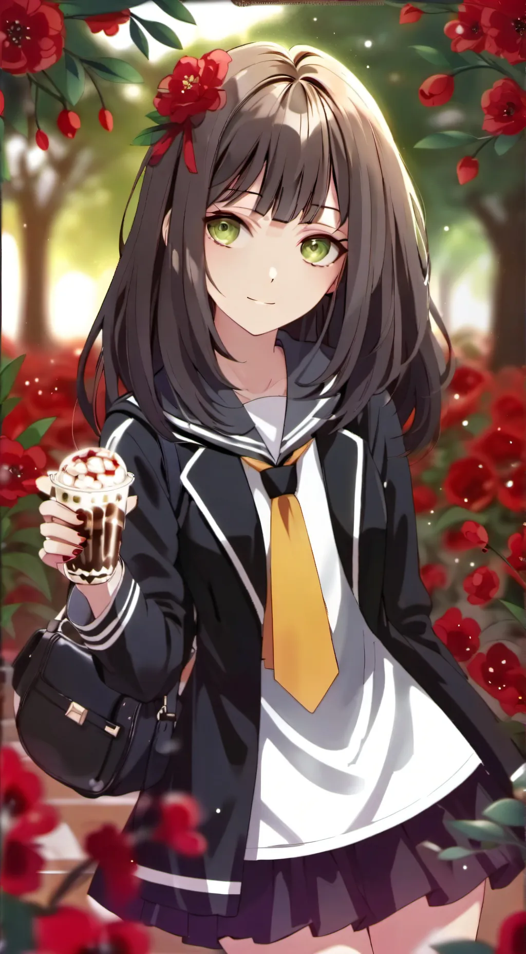 ai character: lucia  background