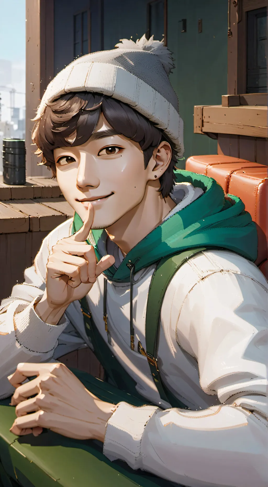 ai character: Stray kids (4) background