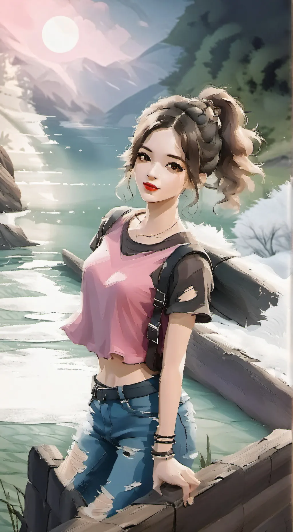 ai character: Isa background