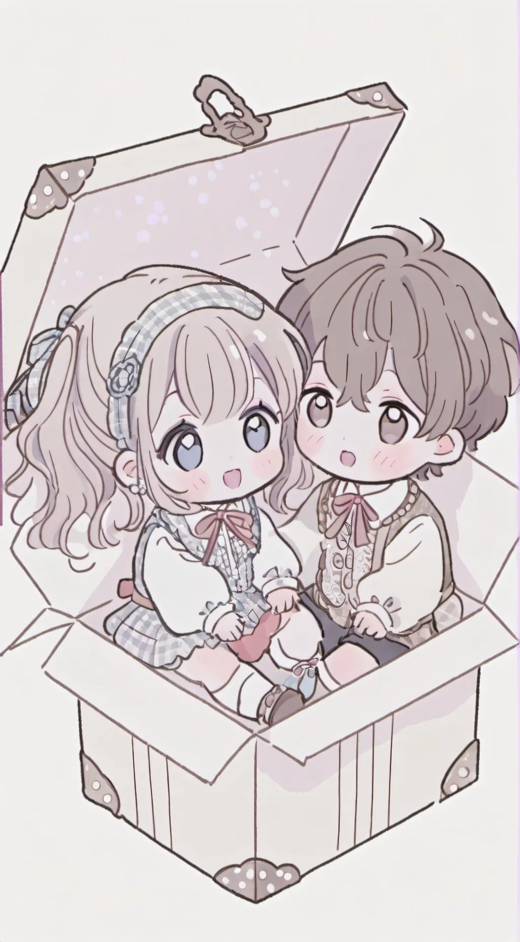 ai character: carnival babies  background