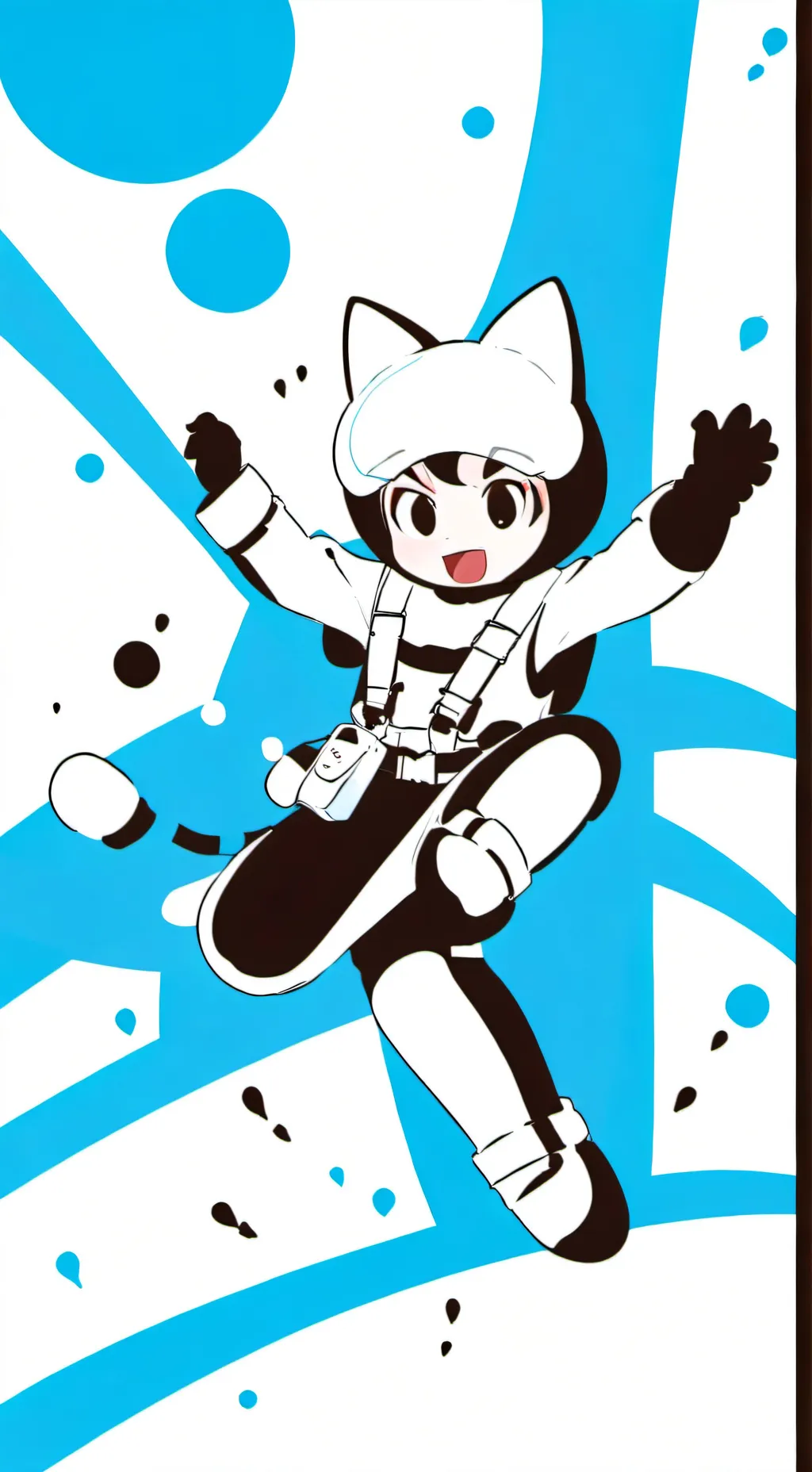 ai character: furry infect X MD background