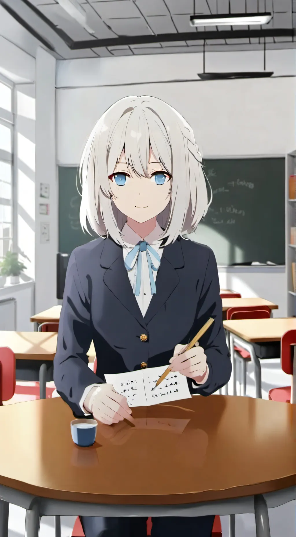 ai character: School background