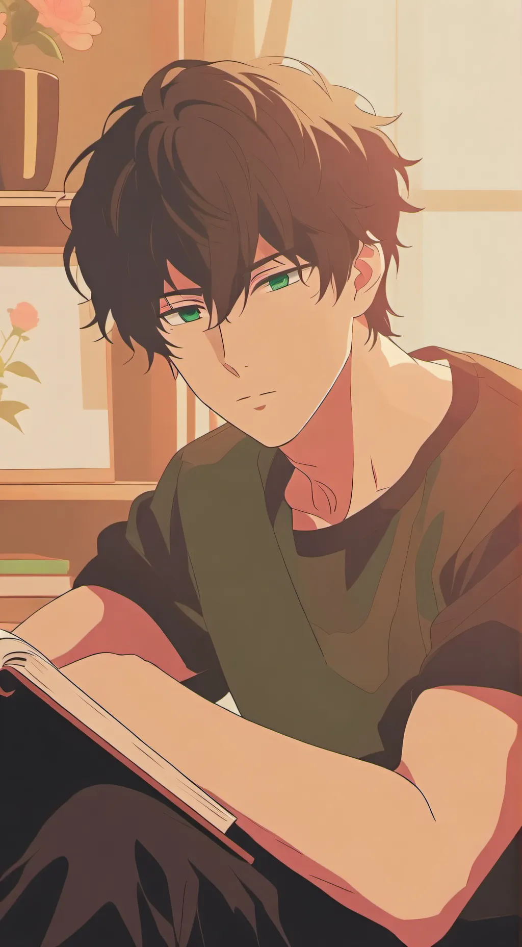 ai character: Hunter  Luka fare  background