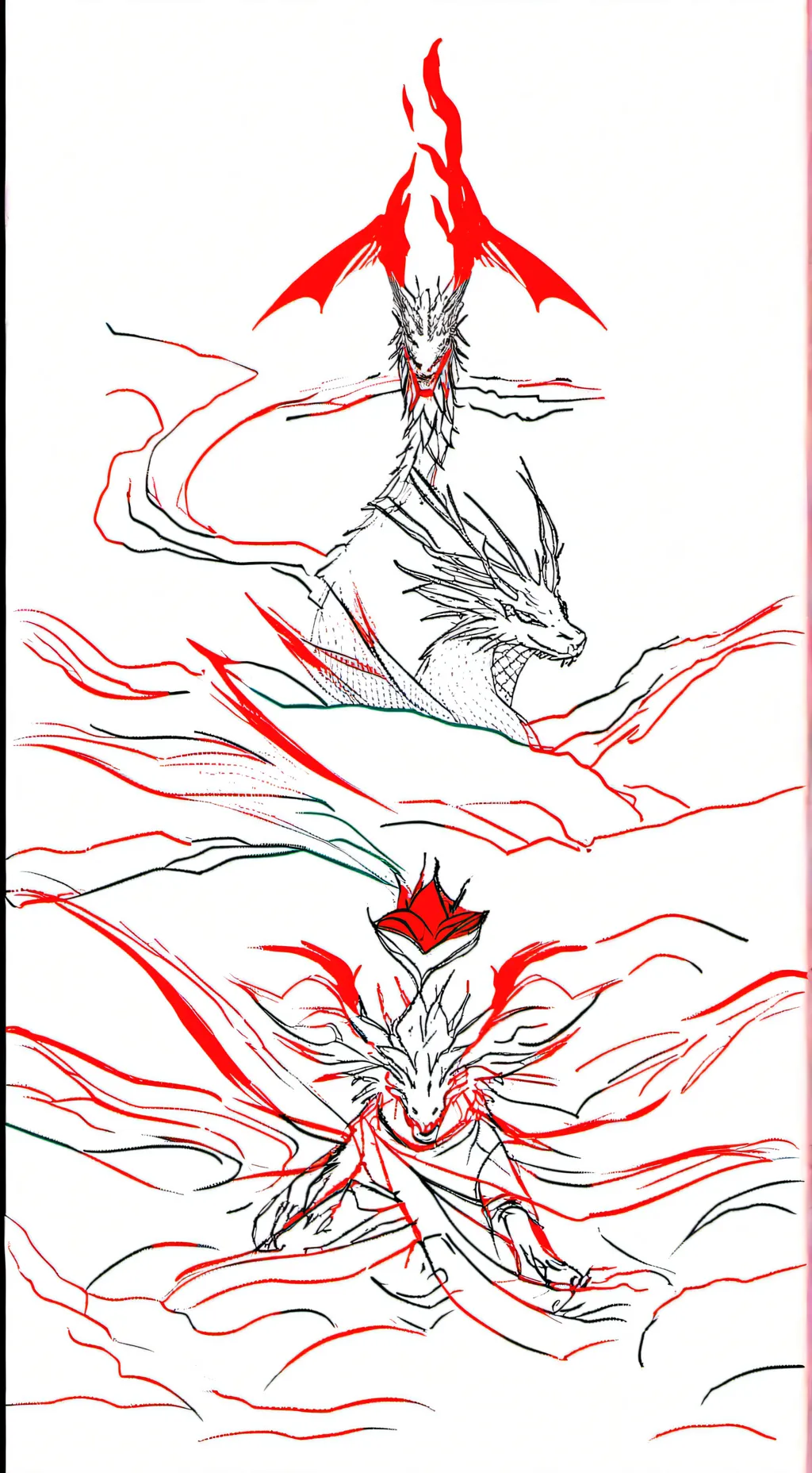 ai character: Fear,Beast,Deceit background