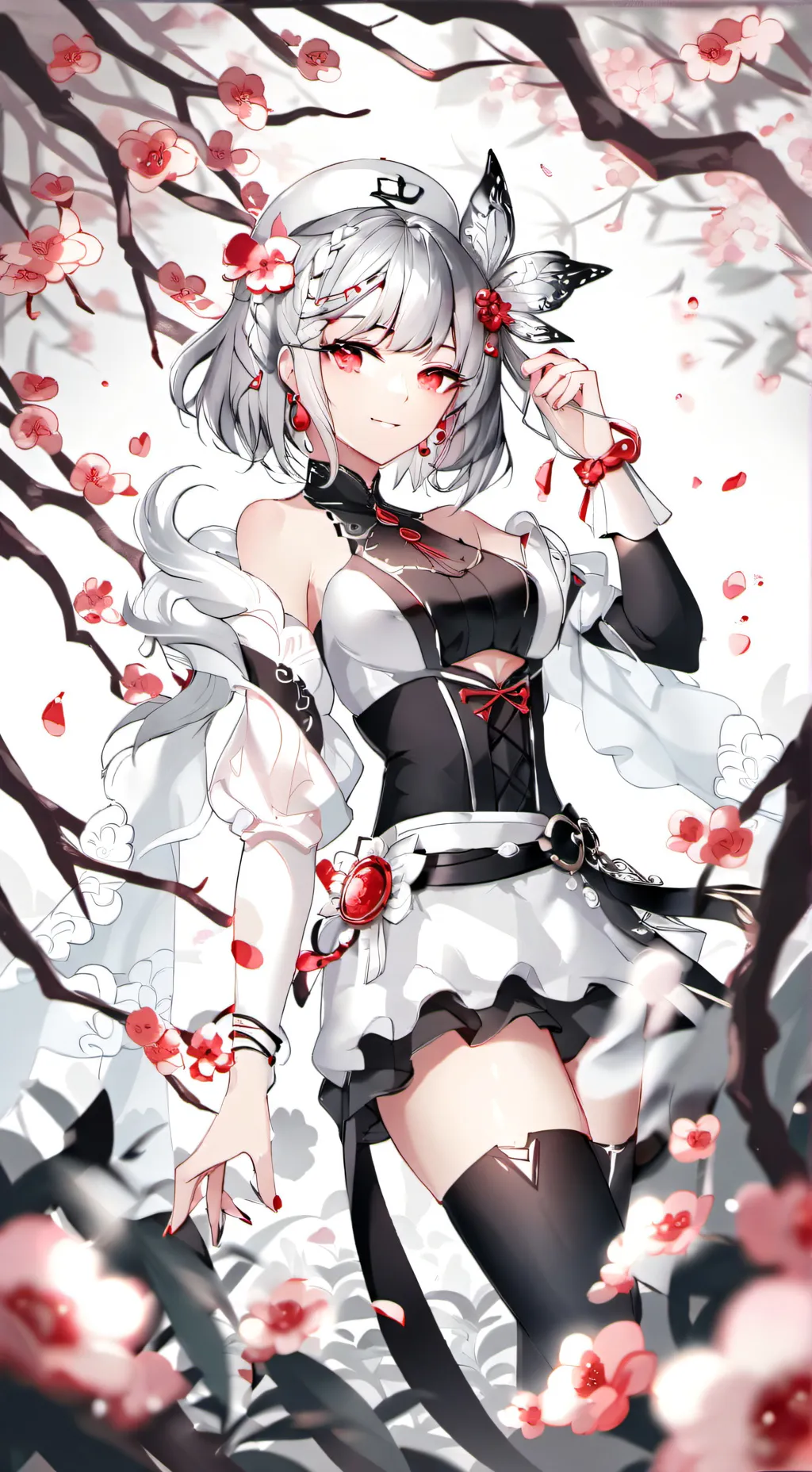 ai character: uwu maid  background
