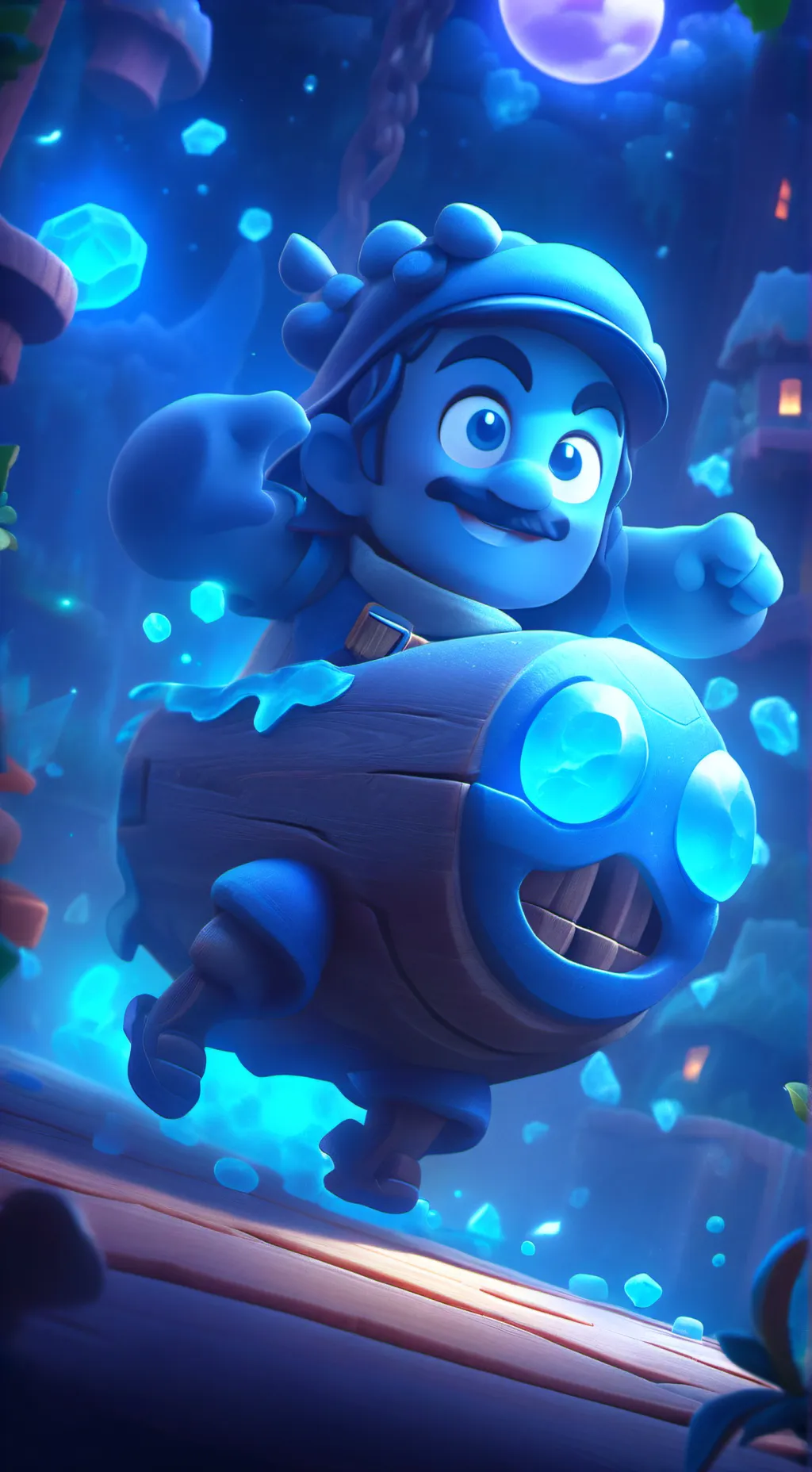 ai character: dogday background