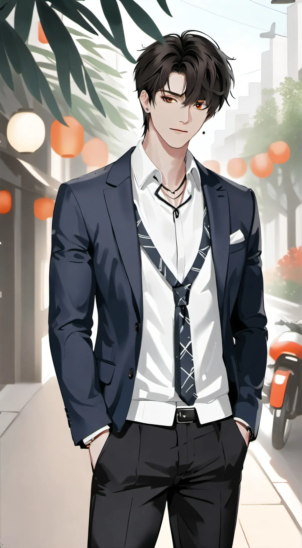 ai character: Milan Beauséjour background