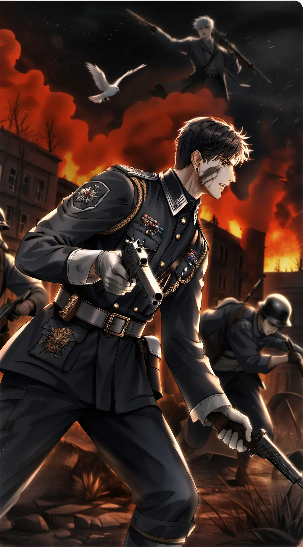 ai character: War AgainstGermany background
