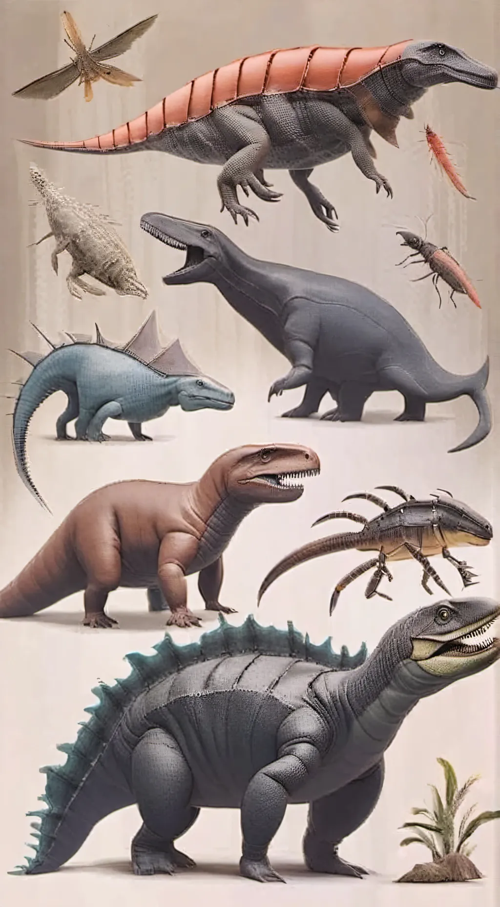 ai character: Jurassic life background