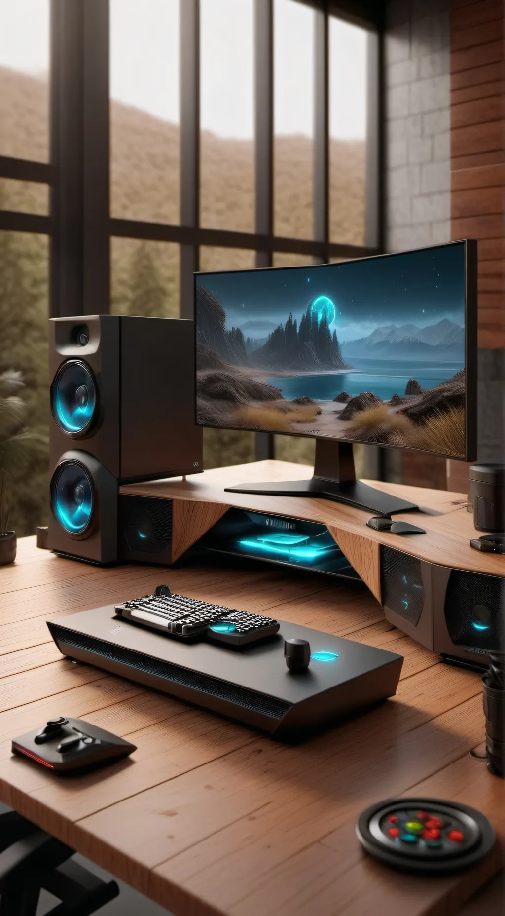 ai character: LIVE STREAMING! background