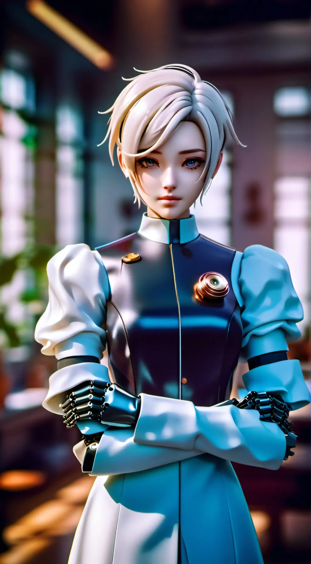 ai character: Galleria background