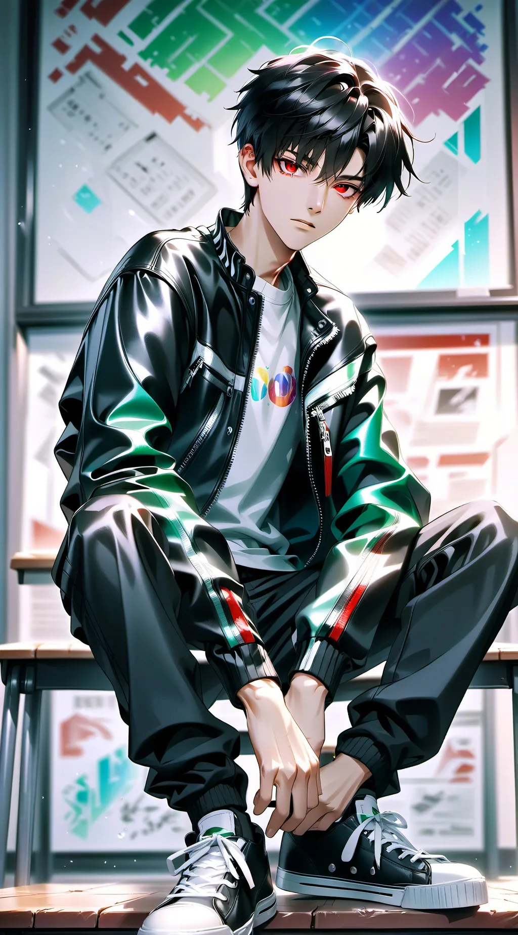 ai character: Aaron background