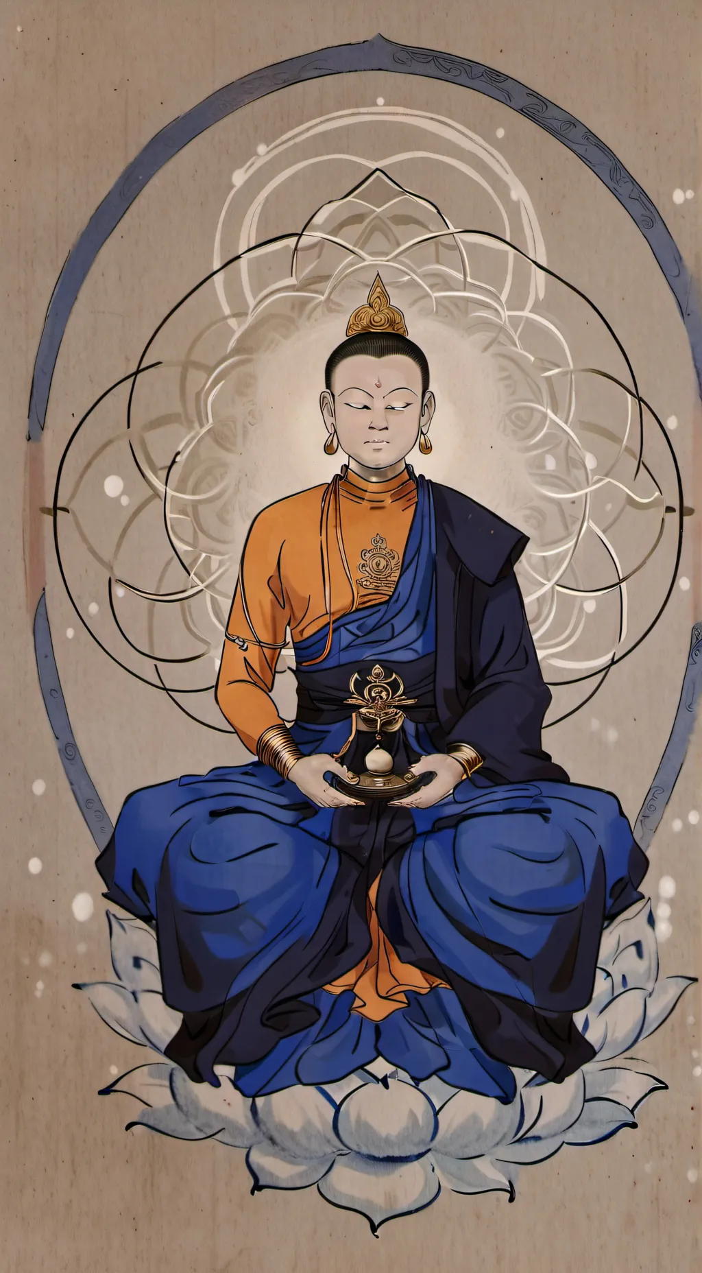 ai character: The Lantern Keeper background