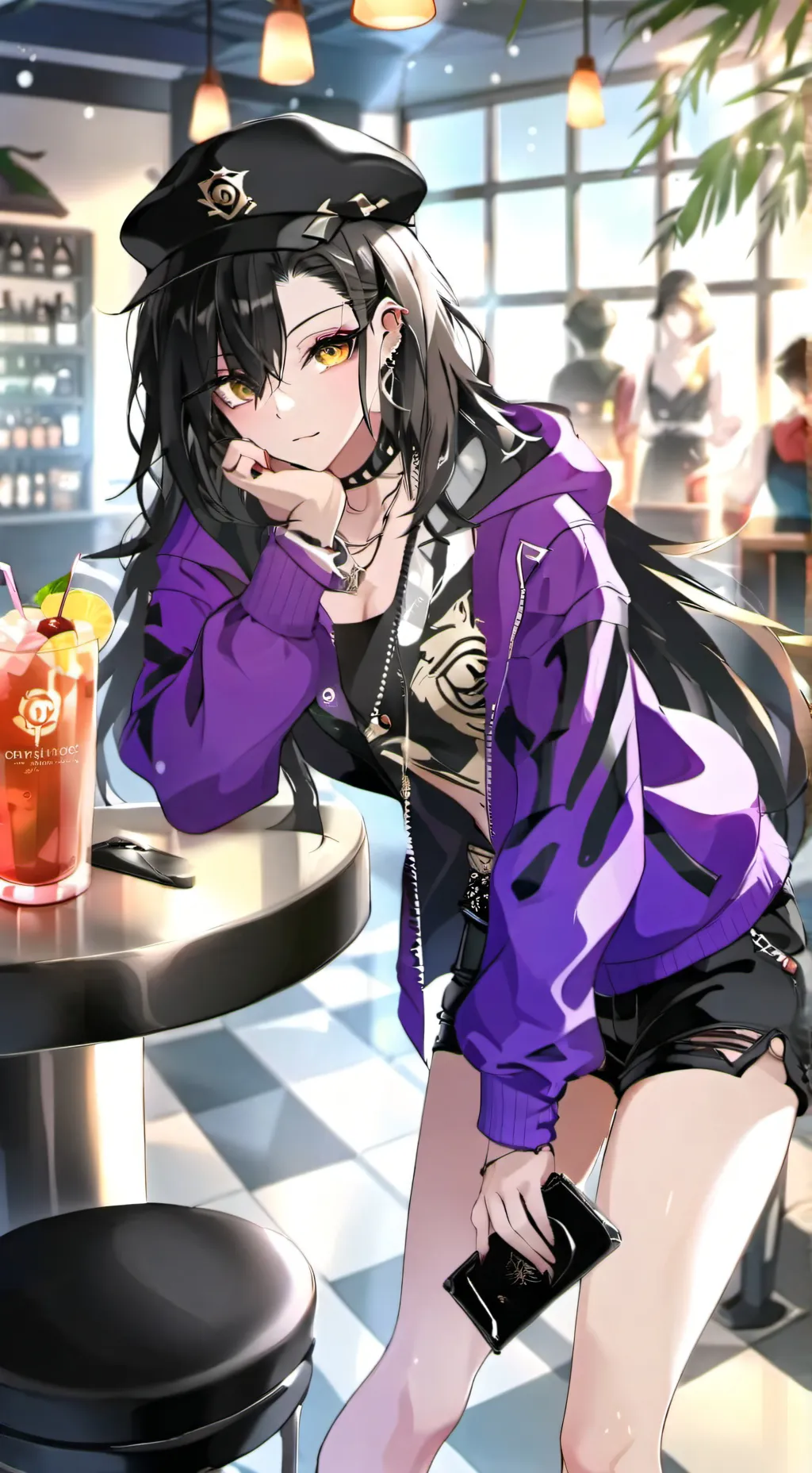 ai character: Yuna Kashi background