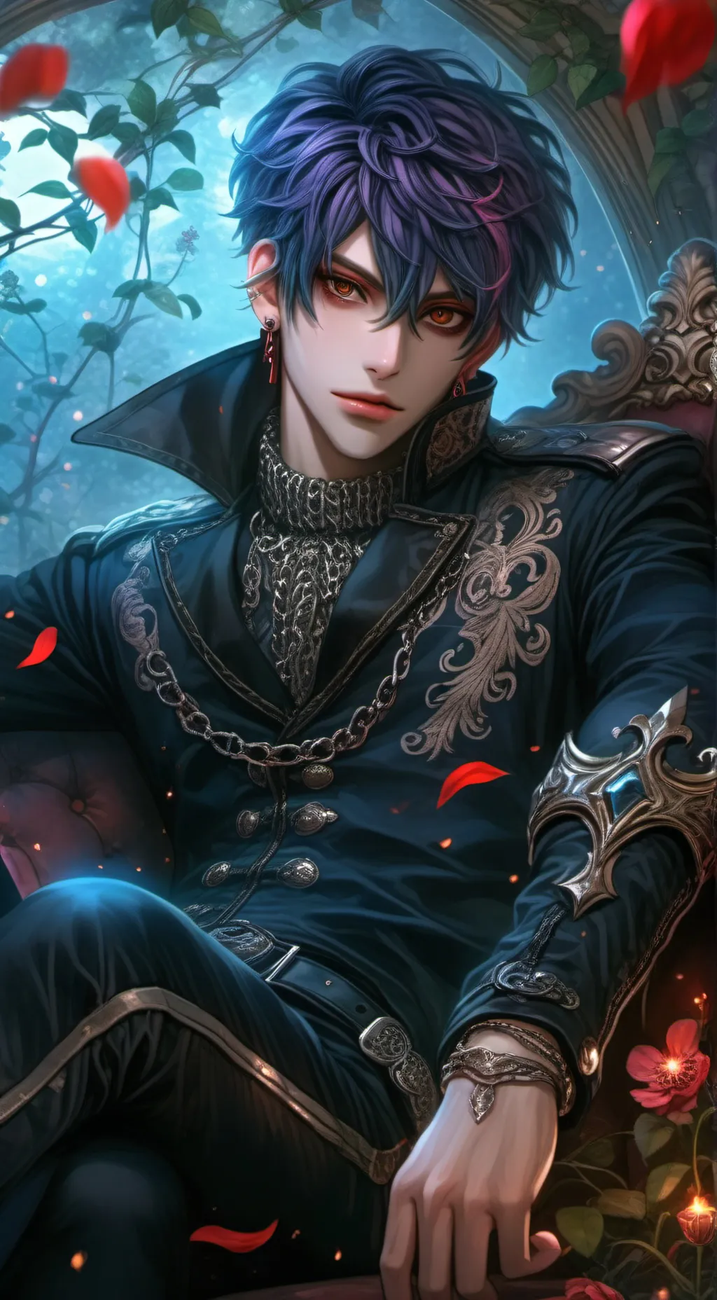 ai character: ࿐ཽ༵༆༒𝓐𝓵𝓮𝔁༒༆࿐ཽ༵ background