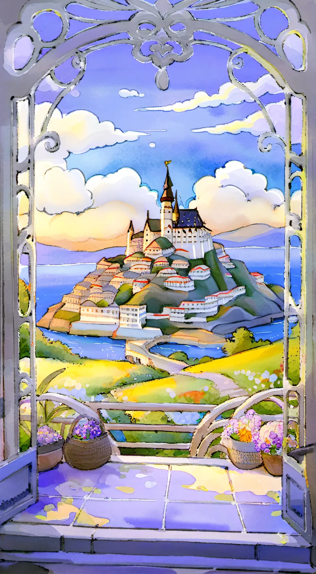 ai character: Kirby background