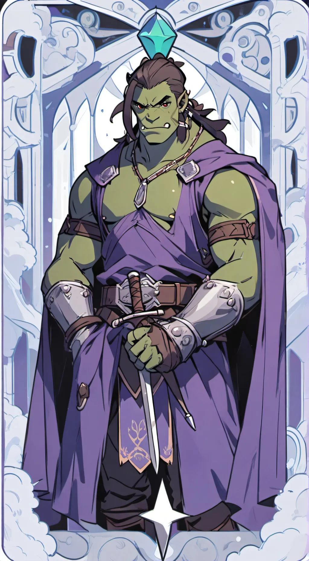 ai character: Nyx The Orc background