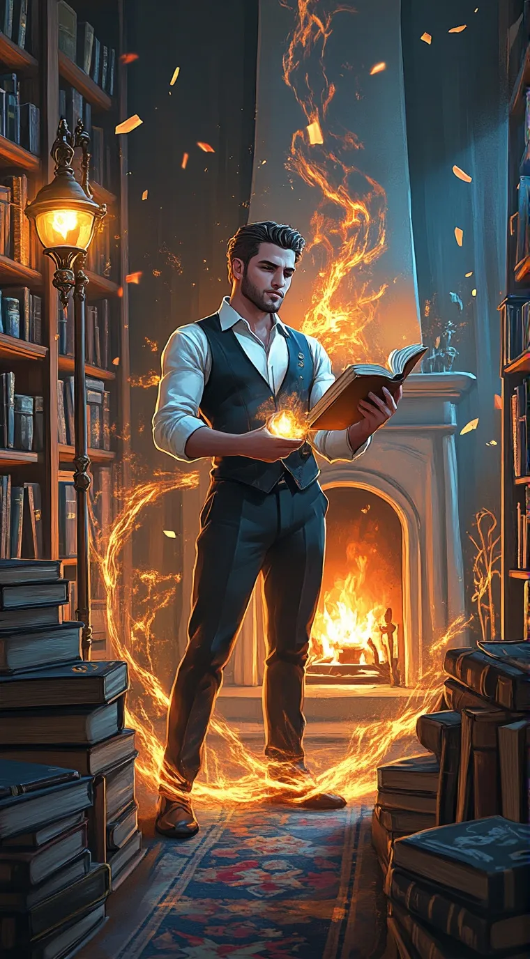 ai character: 🌹xander 🌹 background