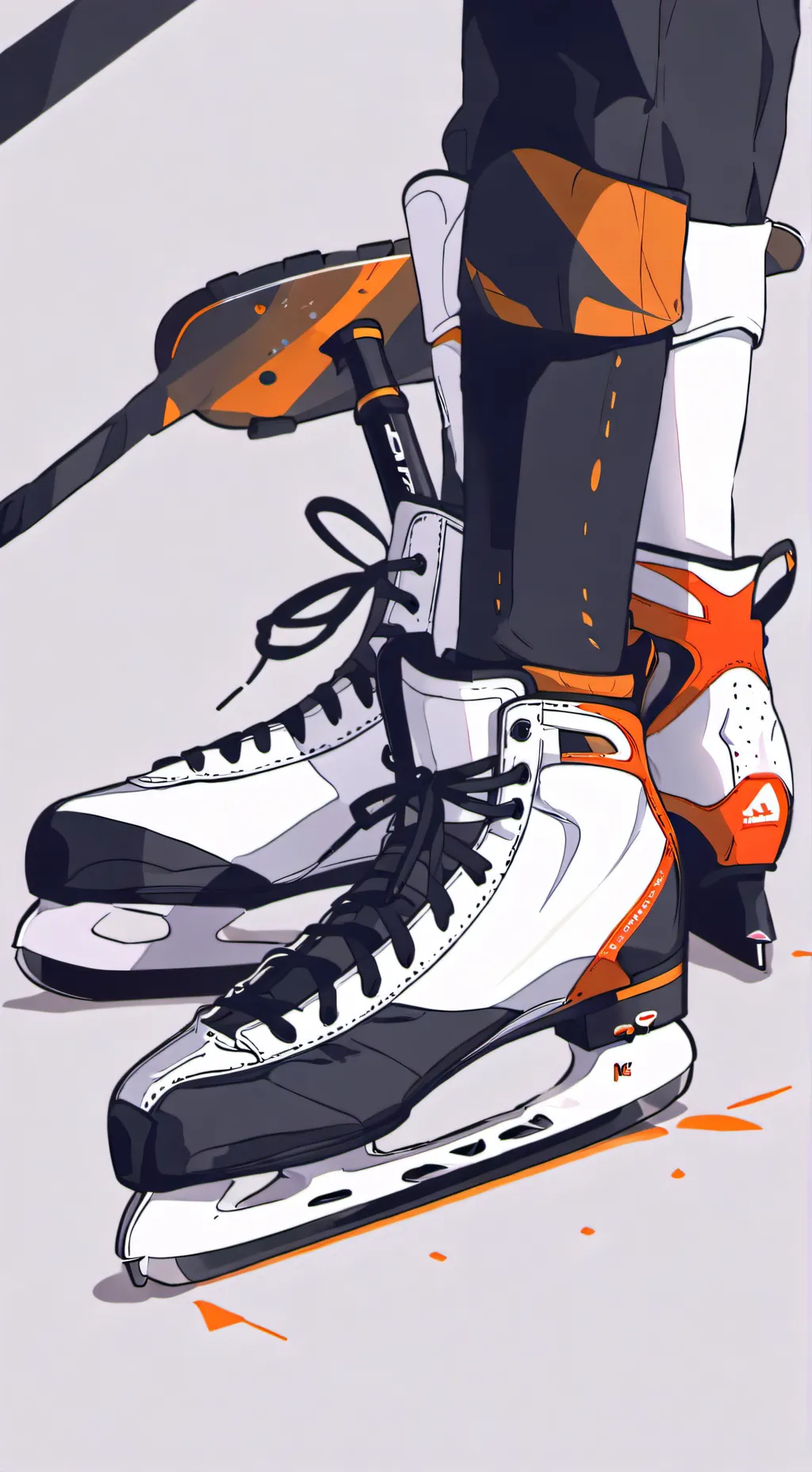 ai character: myworld:iceskating background