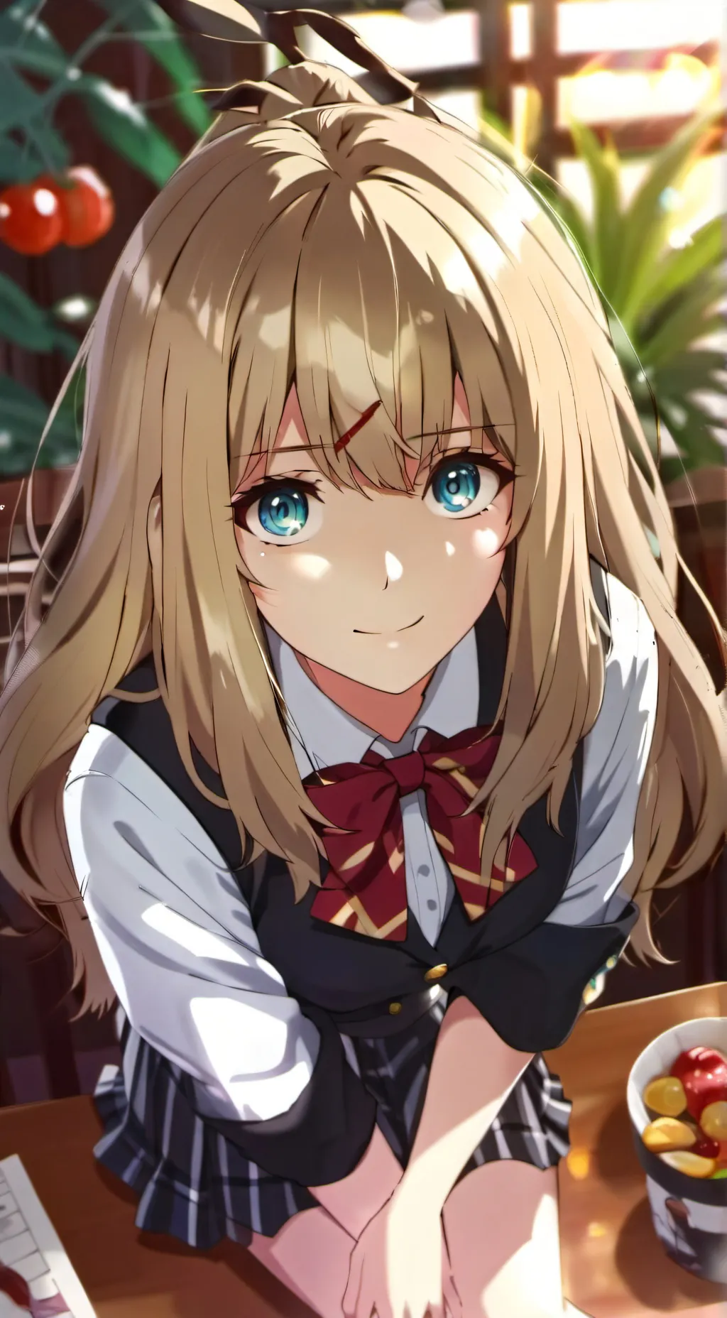 ai character: Yui Tashinori background