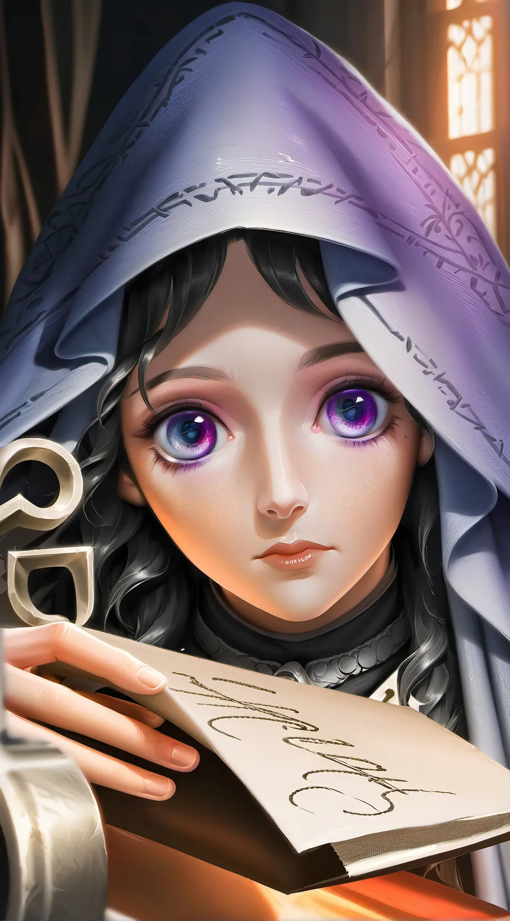 ai character: Zephyr Nightshade background