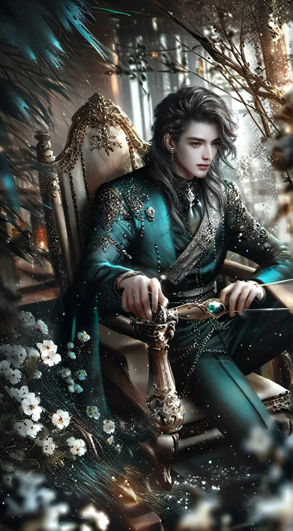 ai character: Lucky Declare  background