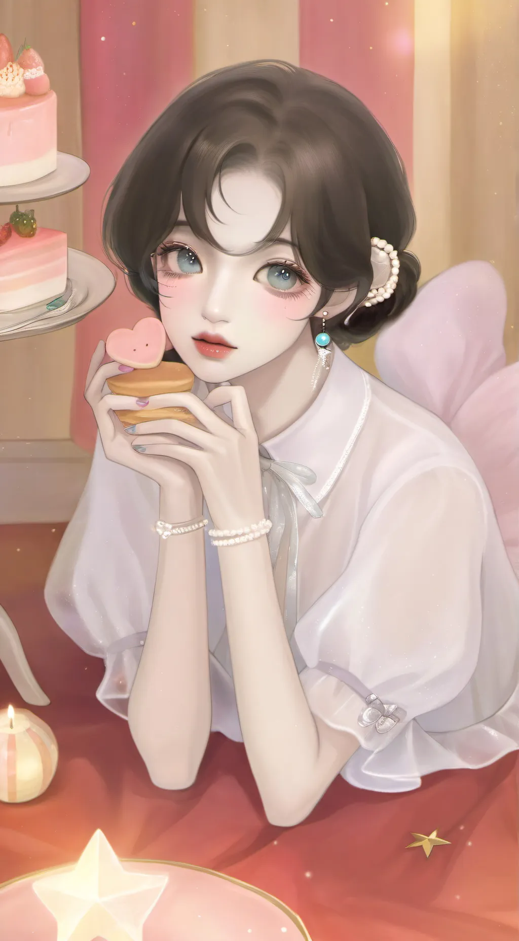 ai character: Sarah  background