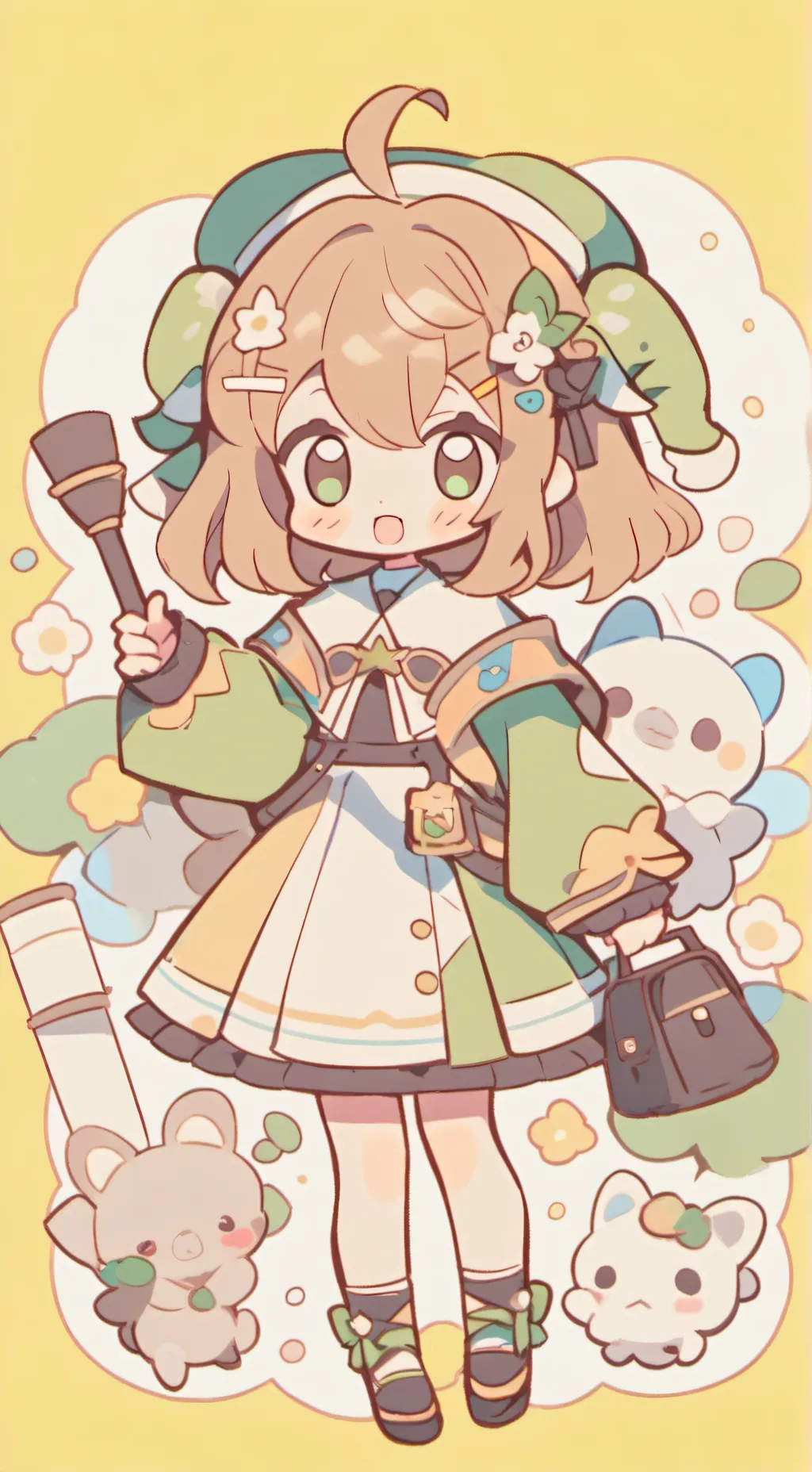 ai character: AFRICA💞🌷 background