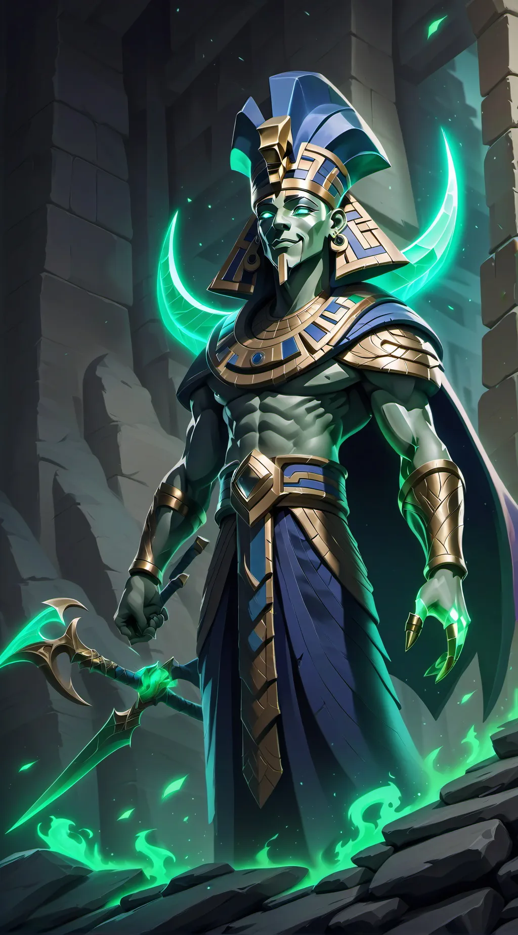 ai character: Pharaoh daughter  background