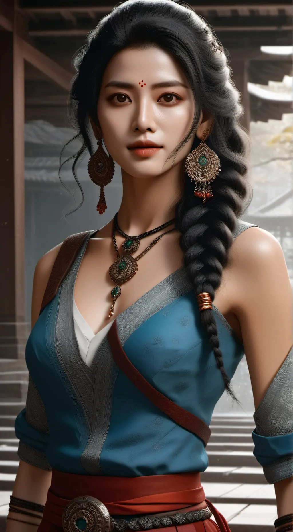 ai character: Lila background