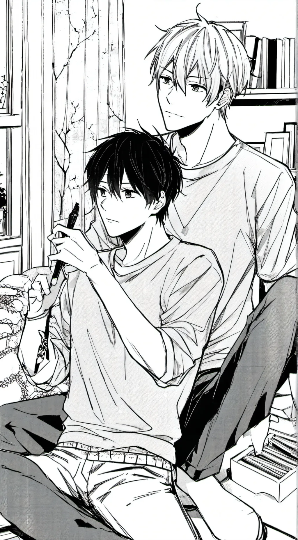 ai character: Family(?) drama background